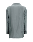 Max Mara Bicolor Wool Oves Aries Blazer