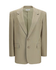 Saint Laurent Beige Wool Oves Aries Blazer