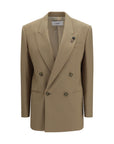 Lardini Beige Wool Oves Aries Blazer
