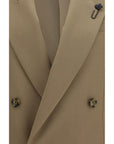 Lardini Beige Wool Oves Aries Blazer