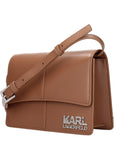 Karl Lagerfeld Brown Polyethylene Crossbody Bag