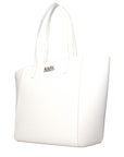 Karl Lagerfeld White Polyethylene Shoulder Bag