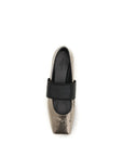 Givenchy Gold Calf Leather Bos Taurus Ballet Flats