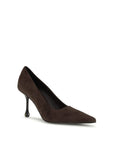 Jimmy Choo Brown Leather High Heel Pumps
