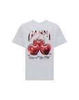 Ganni White Cotton T-Shirt