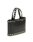 Valentino Garavani Black Calf Leather Bos Taurus Handbag