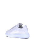Alexander McQueen White Calf Leather Bos Taurus Platform Sneakers