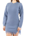Moschino Purple Wool Casual Dress