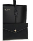 Tory Burch Black Calf Leather Bos Taurus Handbag
