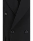 Balenciaga Black Wool Oves Aries Blazer