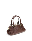 Chloé Bordeaux Buffalo Leather Shoulder Bag