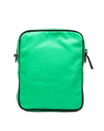 Versace Small Bright Green Nylon Fabric Medusa Crossbody Messenger Bag Purse