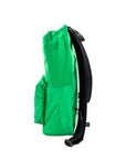 Versace Large Bright Green Nylon Fabric Medusa Shoulder Backpack Bookbag