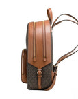 Michael Kors Jaycee Large Brown Signature PVC Shoulder Backpack Bookbag
