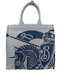 Burberry Navy EKD Canvas Tote Bag With Coin Pouch