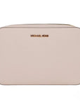 Michael Kors Adult Saffiano Leather East West Crossbody Handbag With 2 Slit Pockets
