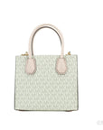 Michael Kors MICHAEL KORS Mercer 35S1GM9M2B Medium Logo And Leather Accordion Crossbody Bag In Powder Blush Multi