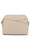 Michael Kors Women'S Jet Set Travel Dome Leather Crossbody Bag