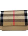 Burberry Small Leather Madison Crossbody Check Bag