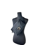 Versace Medusa Black Nylon Belt Bag Waist Fanny Pack Purse