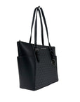 Michael Kors Charlotte Leather Top Zip Tote Bag