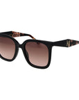 Carolina Herrera Black Acetate Sunglasses