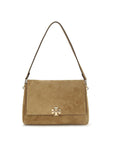 Tory Burch Beige Calf Leather Bos Taurus Shoulder Bag