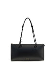 Jil Sander Black Calf Leather Bos Taurus Shoulder Bag