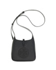 Tory Burch Black Calf Leather Bos Taurus Shoulder Bag