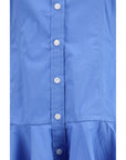 Ganni Blue Cotton Casual Dress