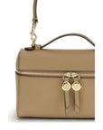 Tory Burch Beige Calf Leather Bos Taurus Handbag