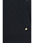 Balmain Black Wool Oves Aries Sleeveles T-Shirt