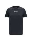 Balmain Black Cotton T-Shirt