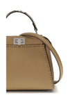 Fendi Beige Calf Leather Bos Taurus Handbag