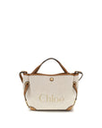 Chloé Beige Fabric Handbag