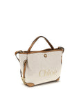 Chloé Beige Fabric Handbag