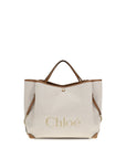 Chloé Beige Cotton Shoulder Bag