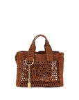 Chloé Brown Raffia Shoulder Bag