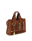 Chloé Brown Raffia Shoulder Bag