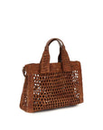 Chloé Brown Raffia Shoulder Bag