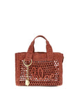 Chloé Multicolor Raffia Shoulder Bag