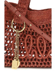 Chloé Multicolor Raffia Shoulder Bag