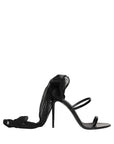 Dolce & Gabbana Black Stiletto Sandals Socks High Boots Shoes