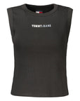 Tommy Hilfiger Black Cotton Women's Tank Top