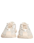 Dolce & Gabbana White Lace NS1 Low Top Sneaker Sports Shoes