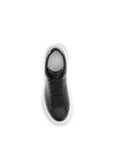 Alexander McQueen Black Calf Leather Bos Taurus Platform Sneakers