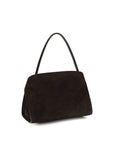 Ferragamo Brown Calf Leather Bos Taurus Shoulder Bag