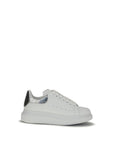 Alexander McQueen White Calf Leather Bos Taurus Platform Sneakers