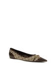 Gucci Beige Polyester Ballet Flats