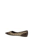 Gucci Beige Polyester Ballet Flats
